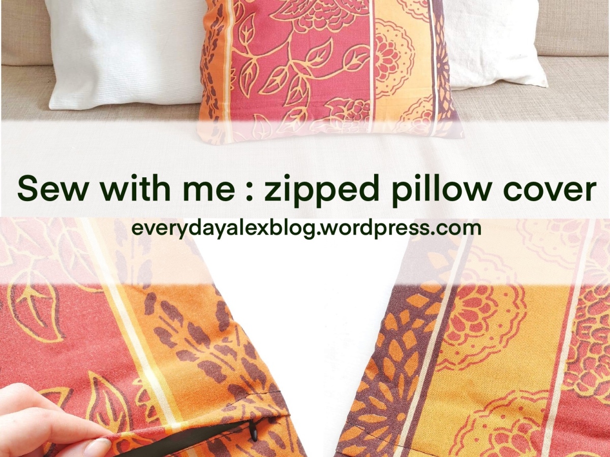 Sew with me : zipped pillow cover